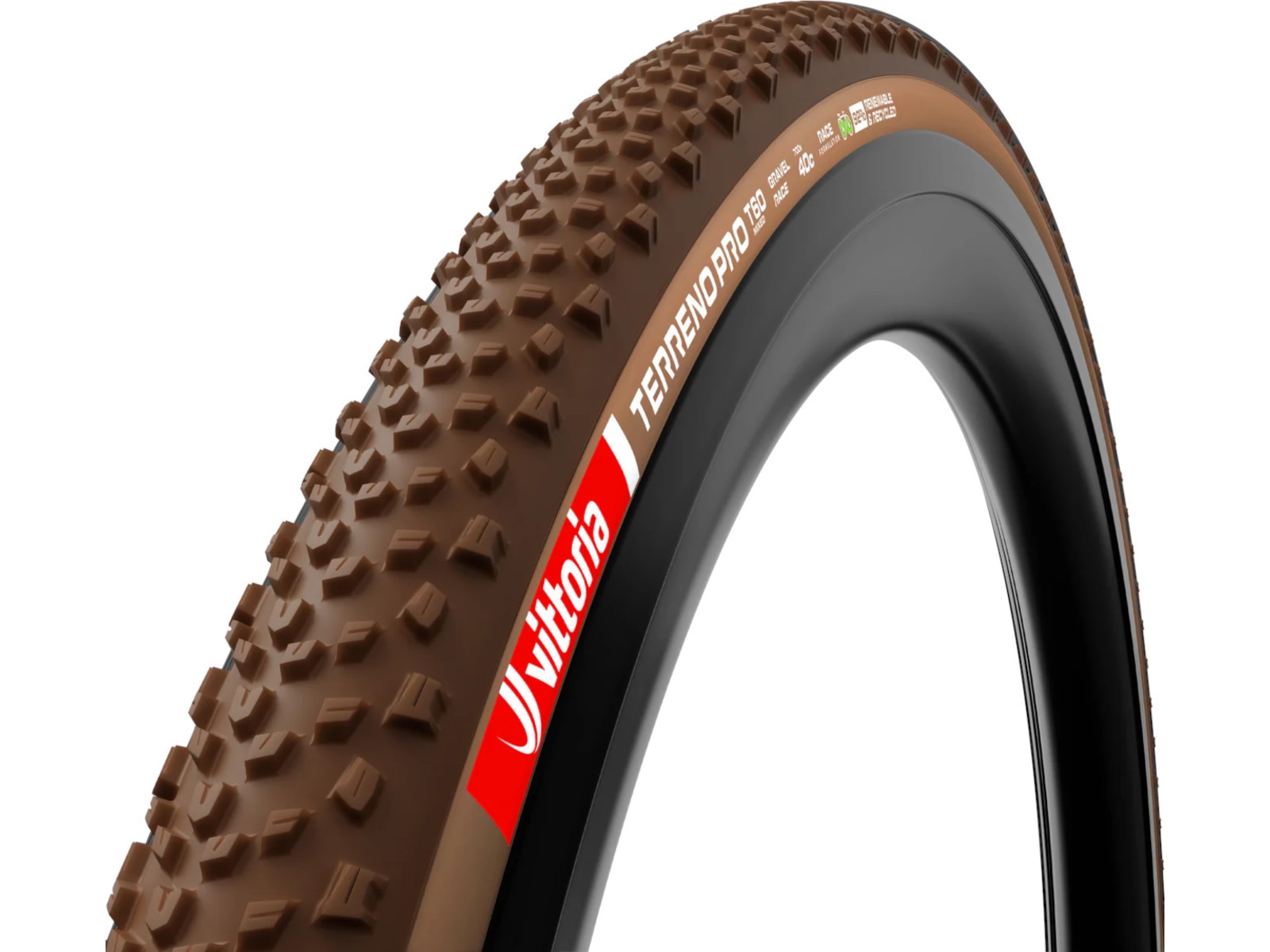 Vittoria Terreno Pro T60 Mixed 700 x 45c TLR Gravel Tyre, Natural