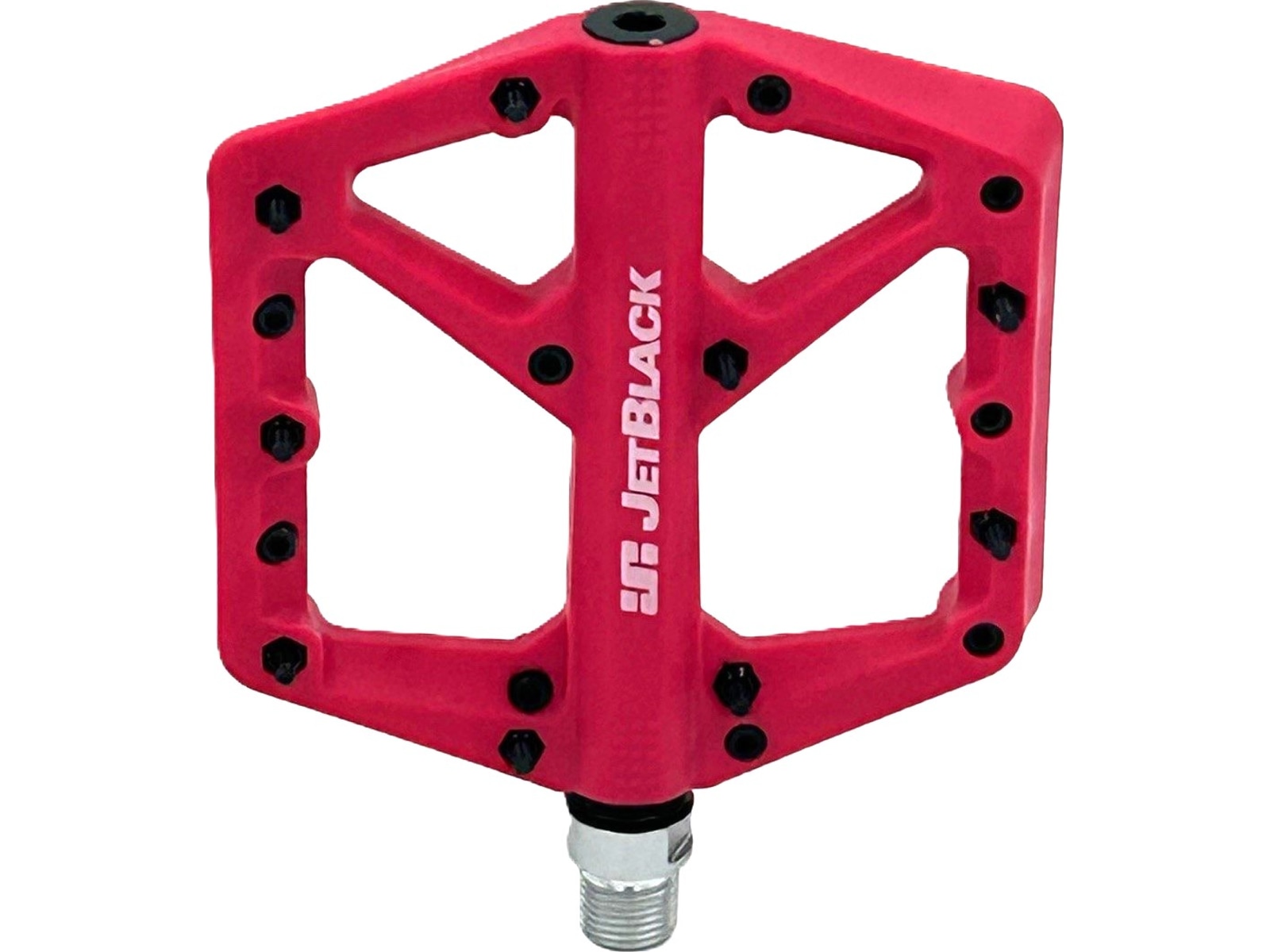 JetBlack Thermolite MTB Flat Pedals, Pink
