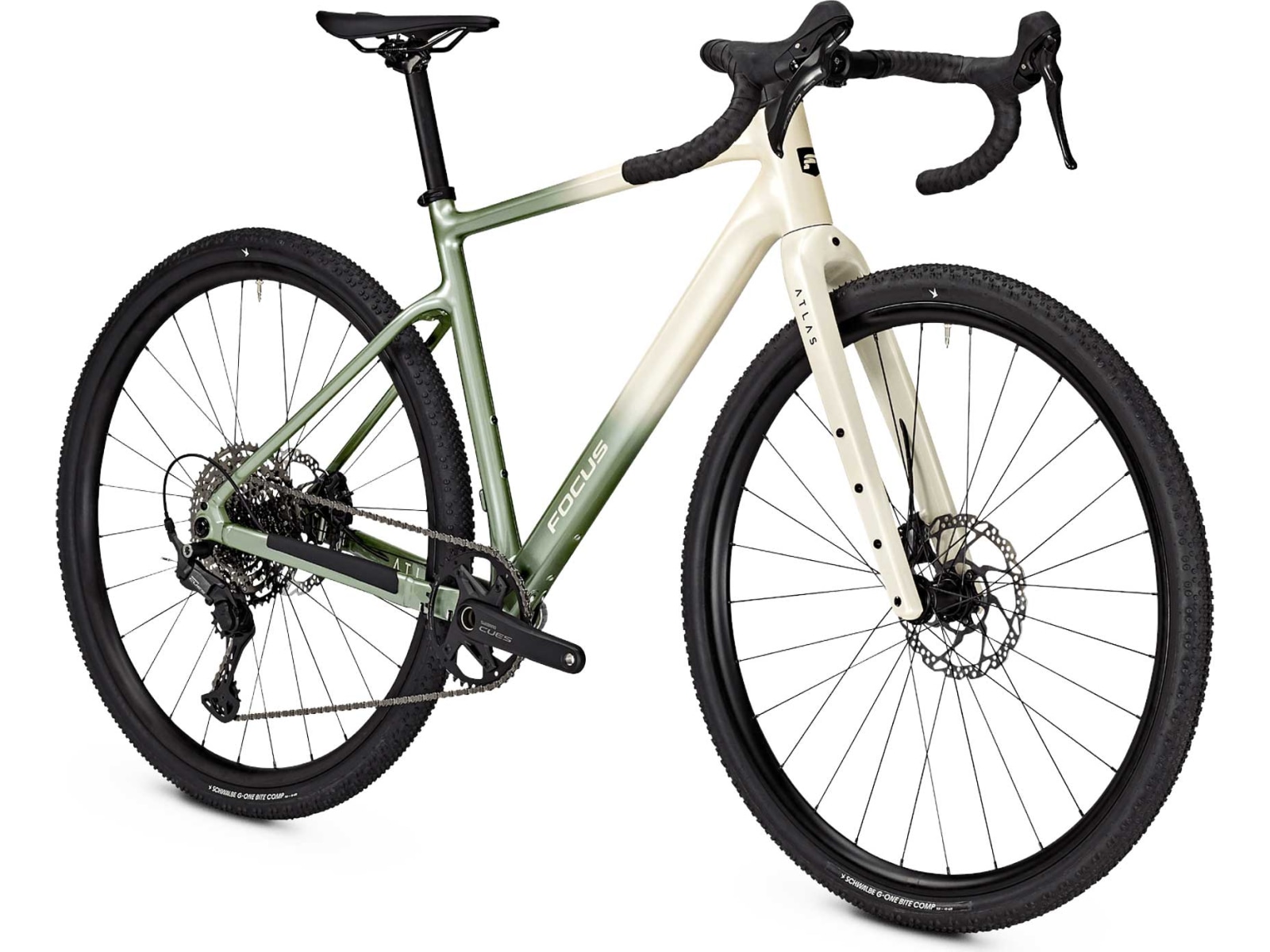 Focus Atlas 6.7 Gravel Bike, Champagne Mint Grey, Small 52 cm