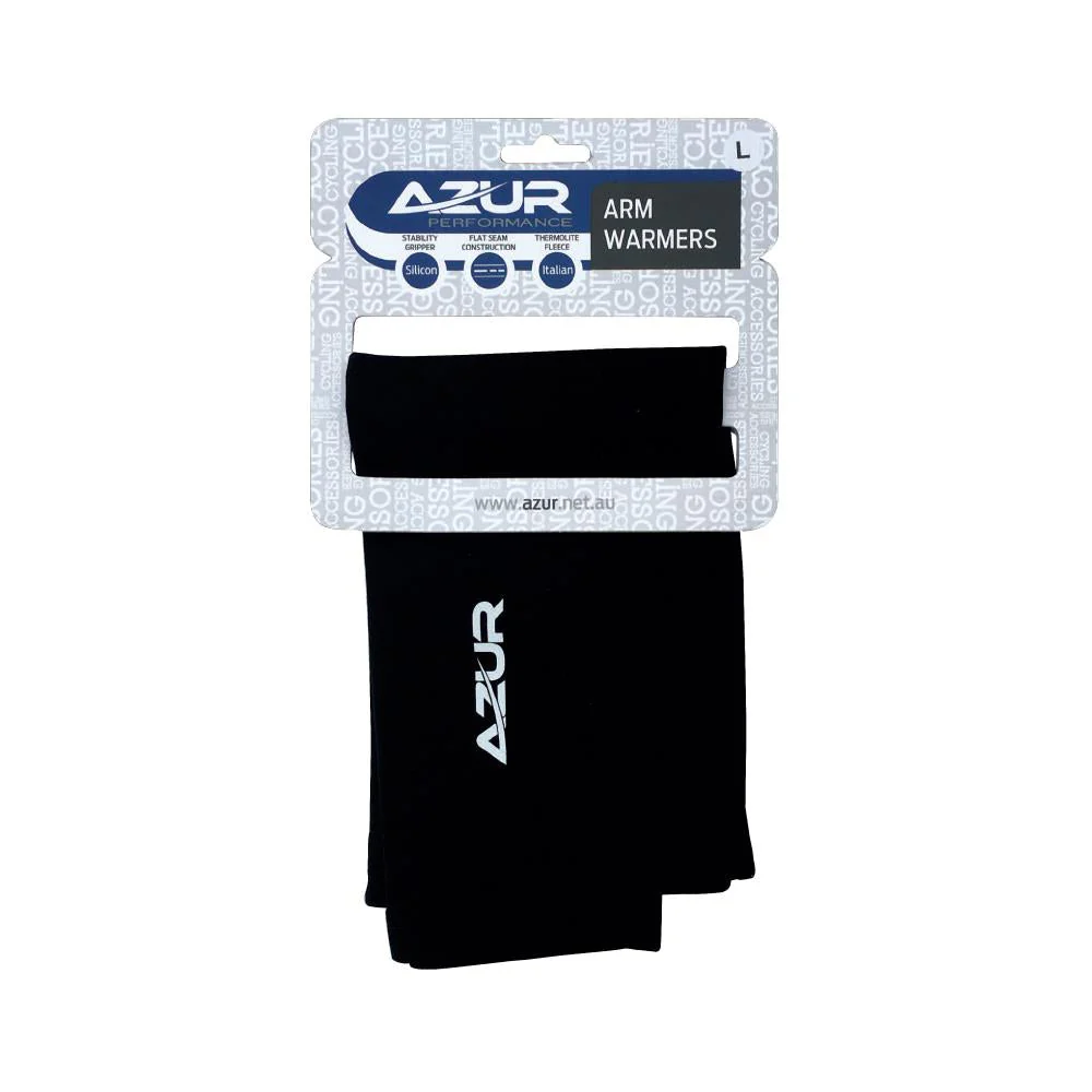 Azur Arm Warmers - Black - Large