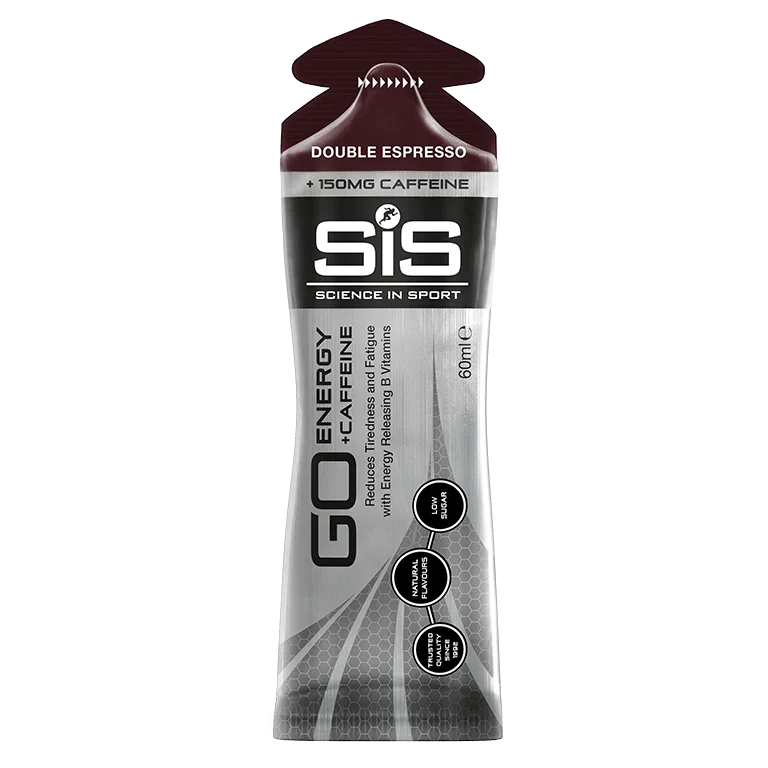 SIS GO Plus Caffeine Gels 60ml 30 Pack Double Espresso