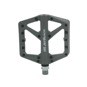 JetBlack Featherlite MTB Pedals Low Profile – Sealed Bearings Cromo Axle Black
