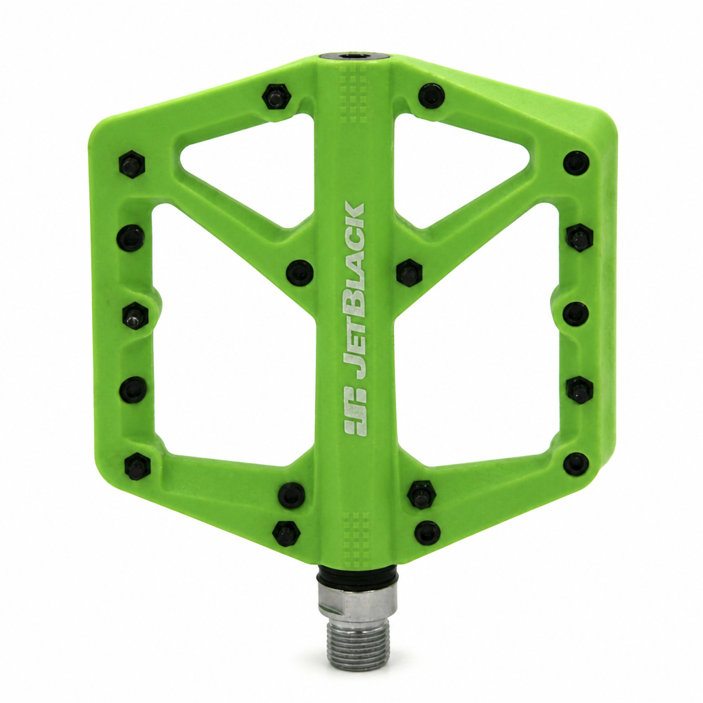 jetblack thermolite mtb pedal green primary product photo