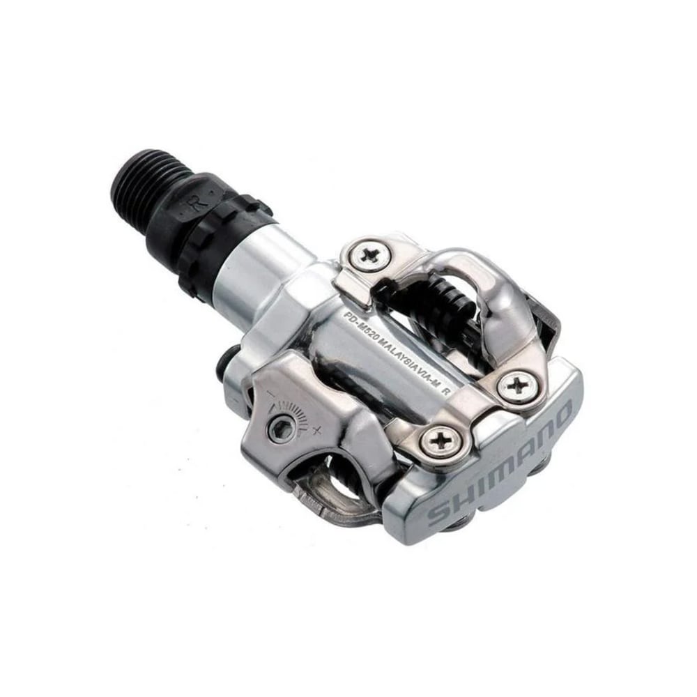 Shimano PD-M520 Clipless Pedals, Silver