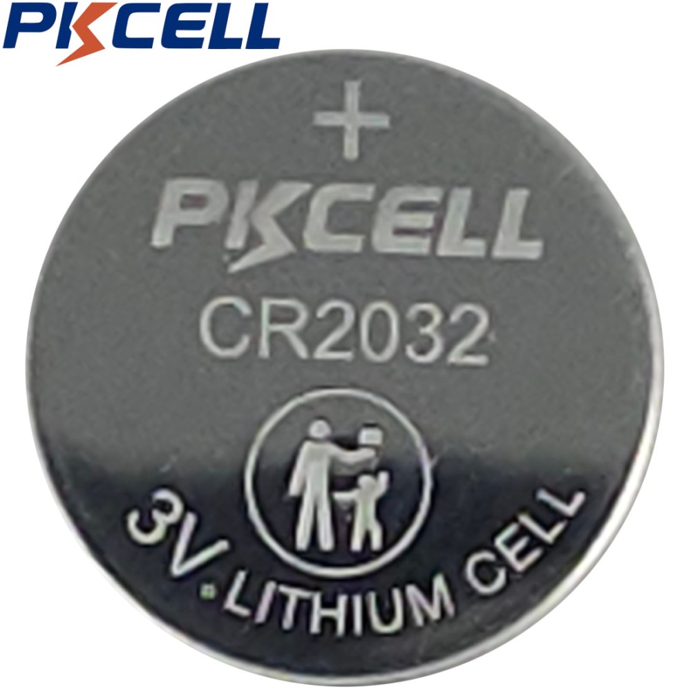 PKCELL CR2032 3 V Lithium Button Cell Battery