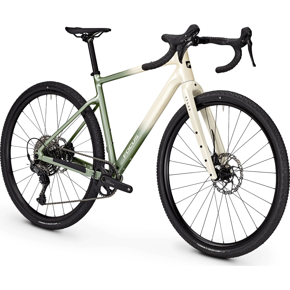 Focus Atlas 6.7 Gravel Bike, Champagne Mint Grey, Large 56 cm