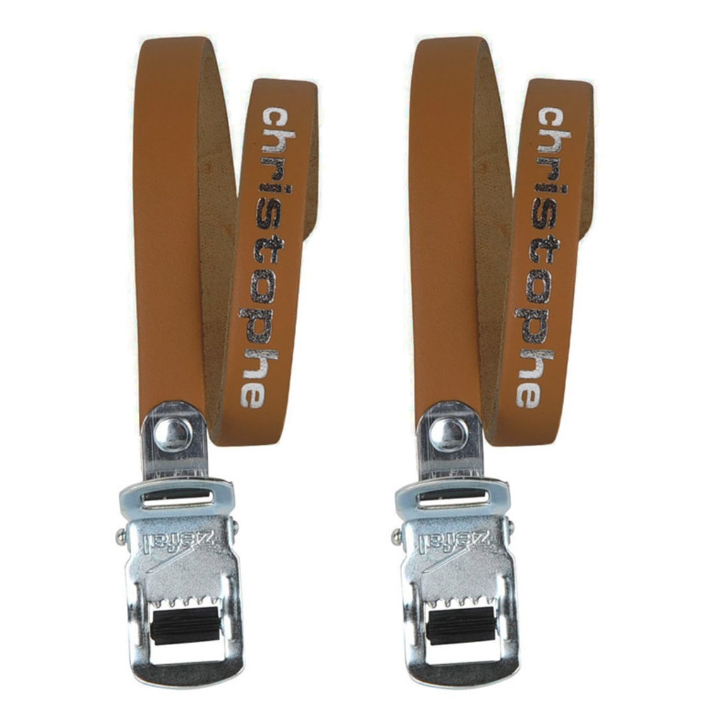 Christophe Leather Toe Straps, Brown