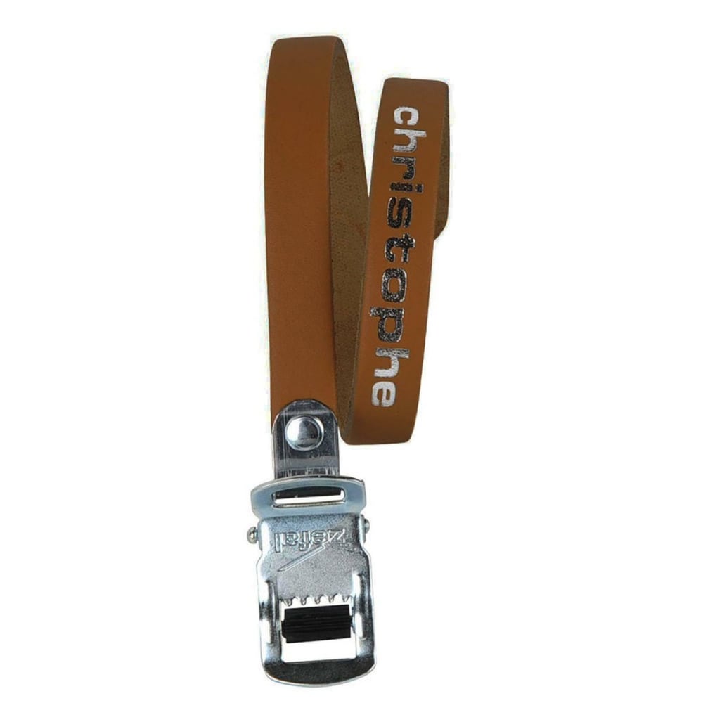 Christophe Leather Toe Straps, Brown