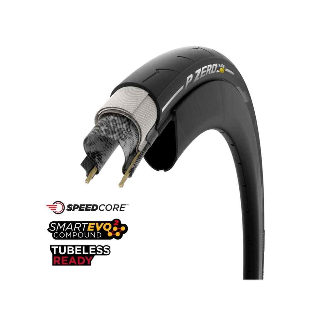 Pirelli P ZERO Race TLR RS Tyre 700 x 28c, Black