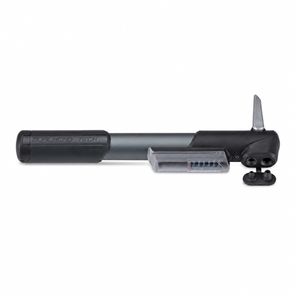 BBB WindGun S Mini Pump with Gauge 230 mm, Grey