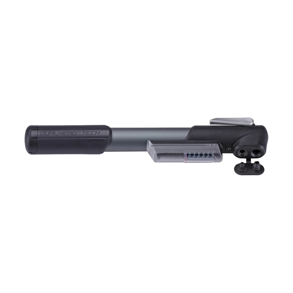 BBB WindGun S Mini Pump with Gauge 230 mm, Grey