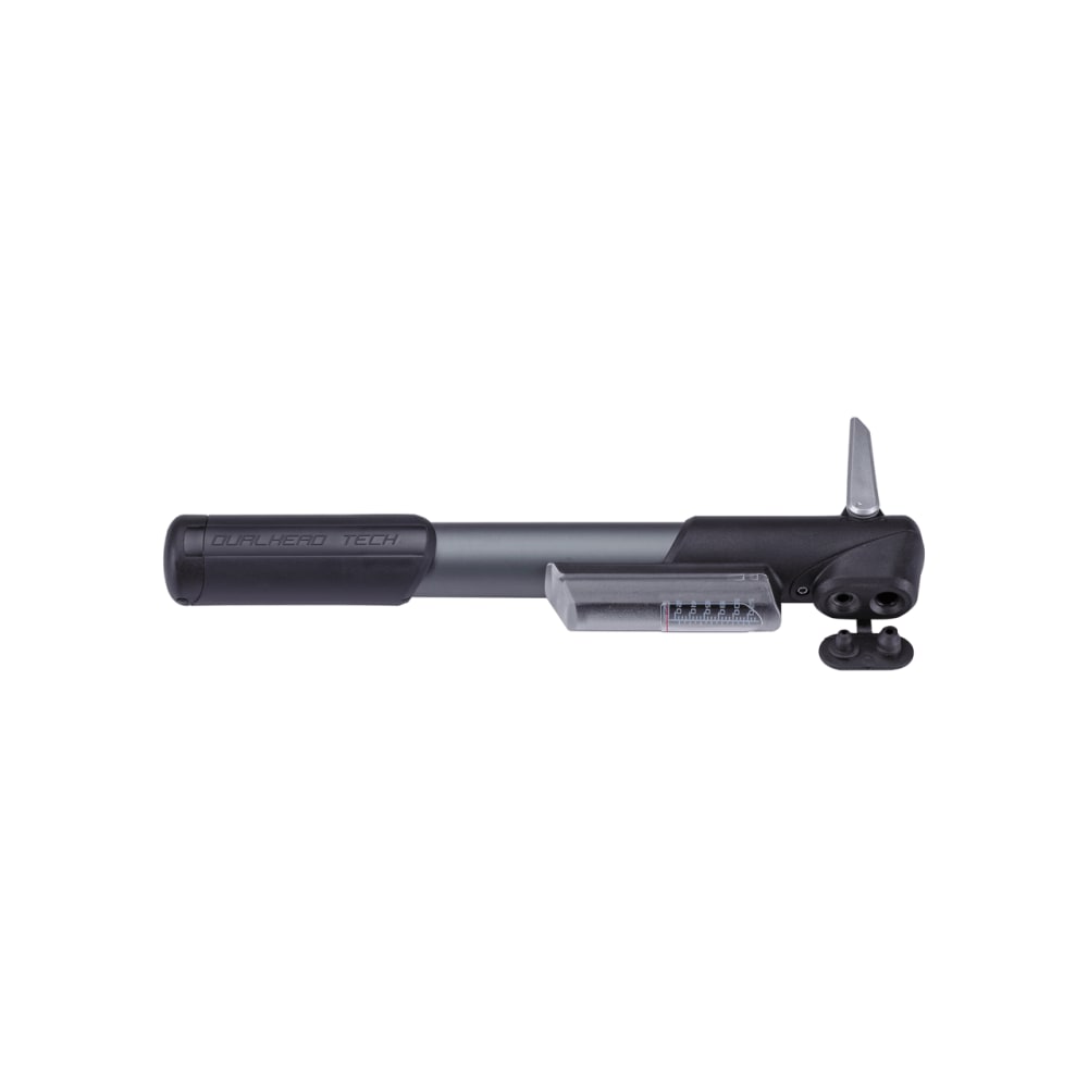 BBB WindGun S Mini Pump with Gauge 230 mm, Grey
