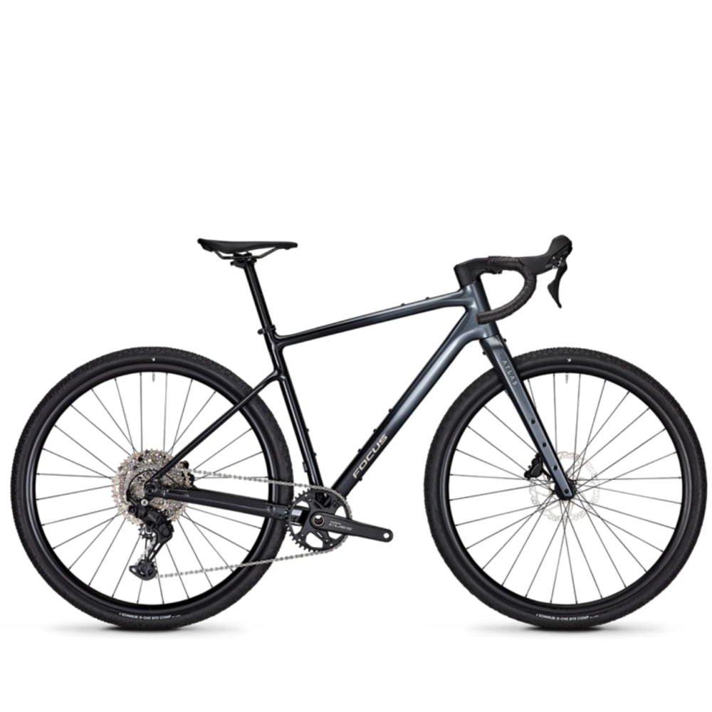 Focus Atlas 6.7 Gravel Bike, Steel Grey Diamond Black, Extra Large 58 cm