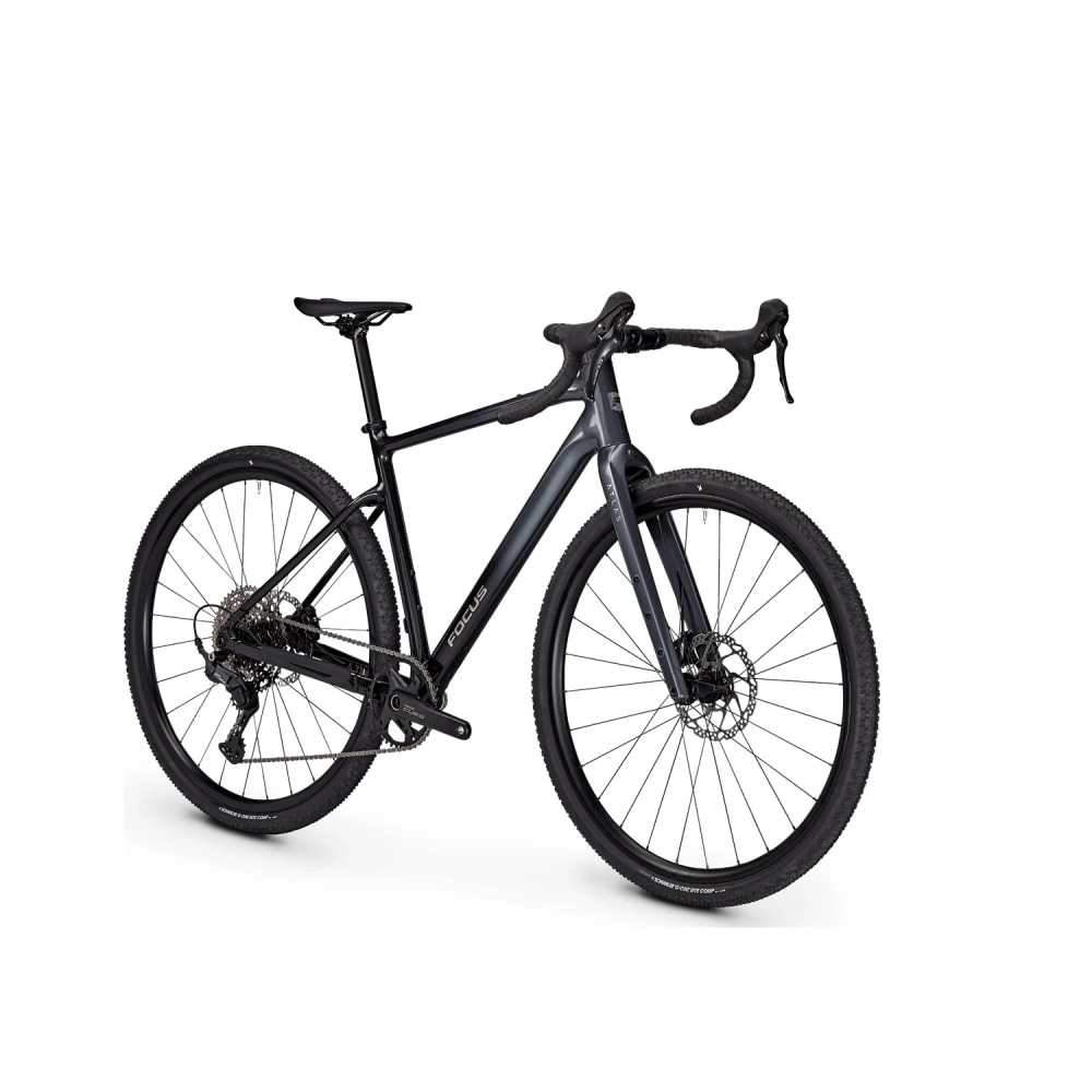 Focus Atlas 6.7 Gravel Bike, Steel Grey Diamond Black, Extra Large 58 cm