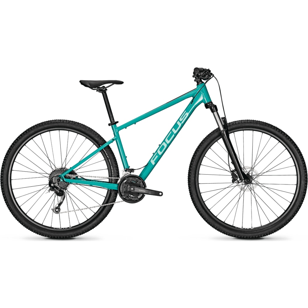 Focus Whistler 3.6 Hardtail Mountain Bike, Blue/Green, Medium 42 cm
