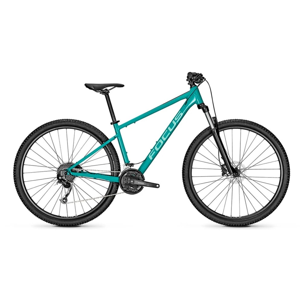 Focus Whistler 3.6 Hardtail Mountain Bike, Blue/Green, Medium 42 cm