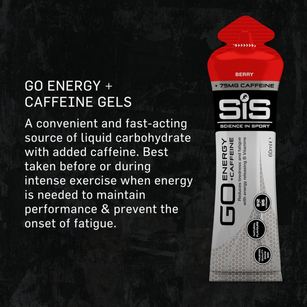 SiS GO Energy + Caffeine Gel 60 ml, Berry