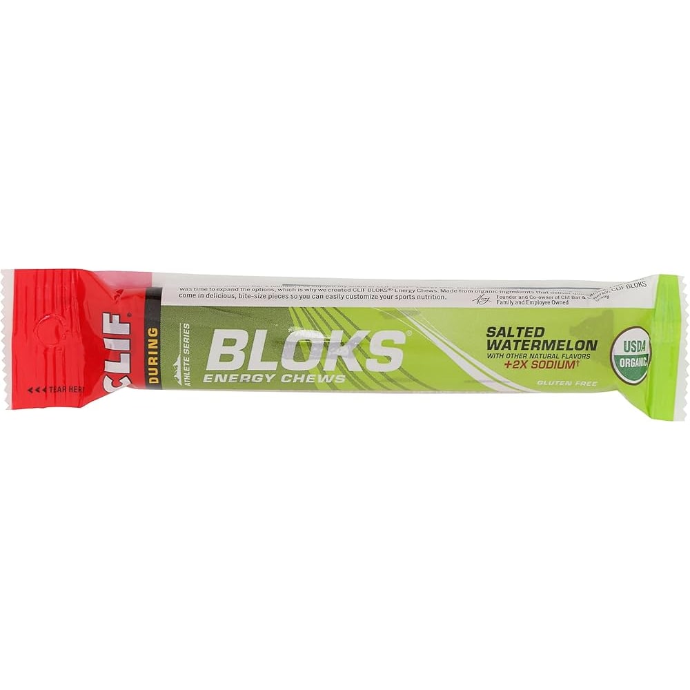 Clif Shot Bloks Energy Chews, Salted Watermelon