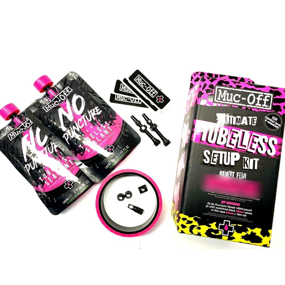 Muc-Off Ultimate Tubeless Setup Kit DH/Plus, 35 mm Tape, 44 mm Valves