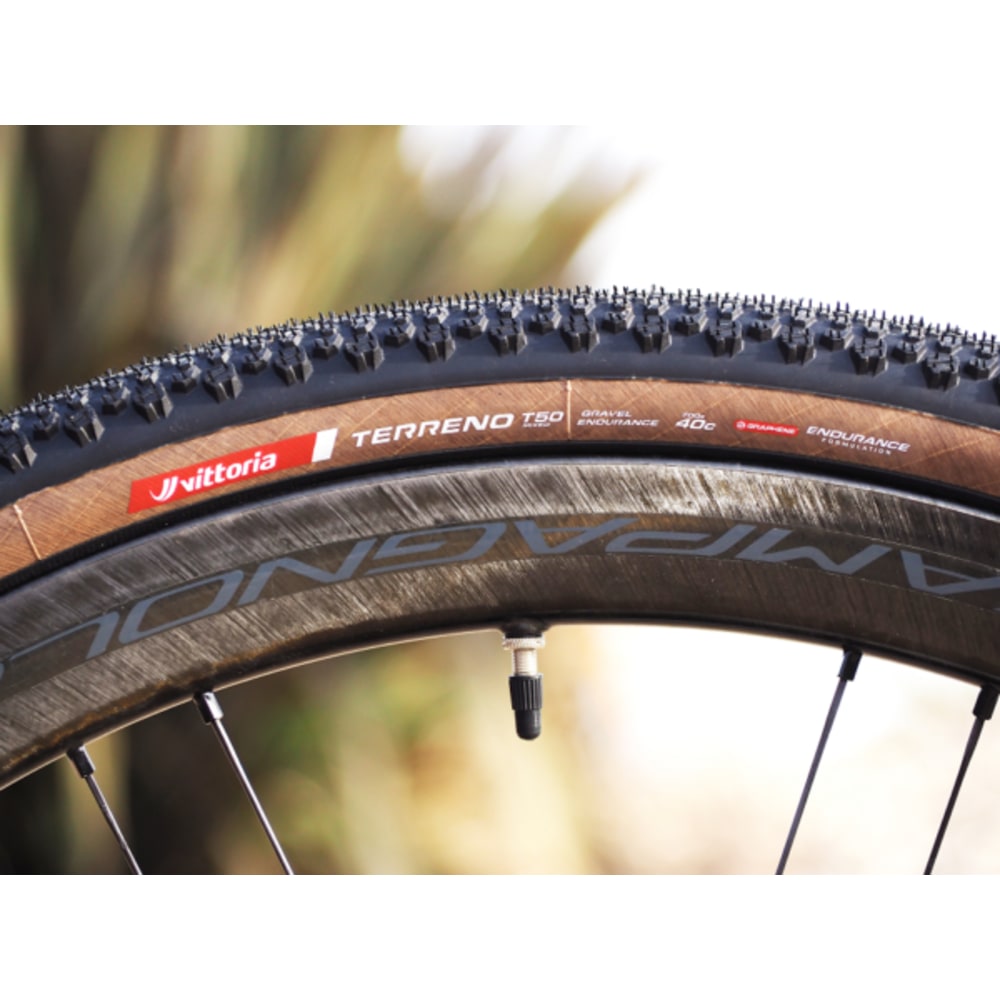 Vittoria Terreno T50 Mixed 700 x 40c Tubeless Gravel Tyre, Black