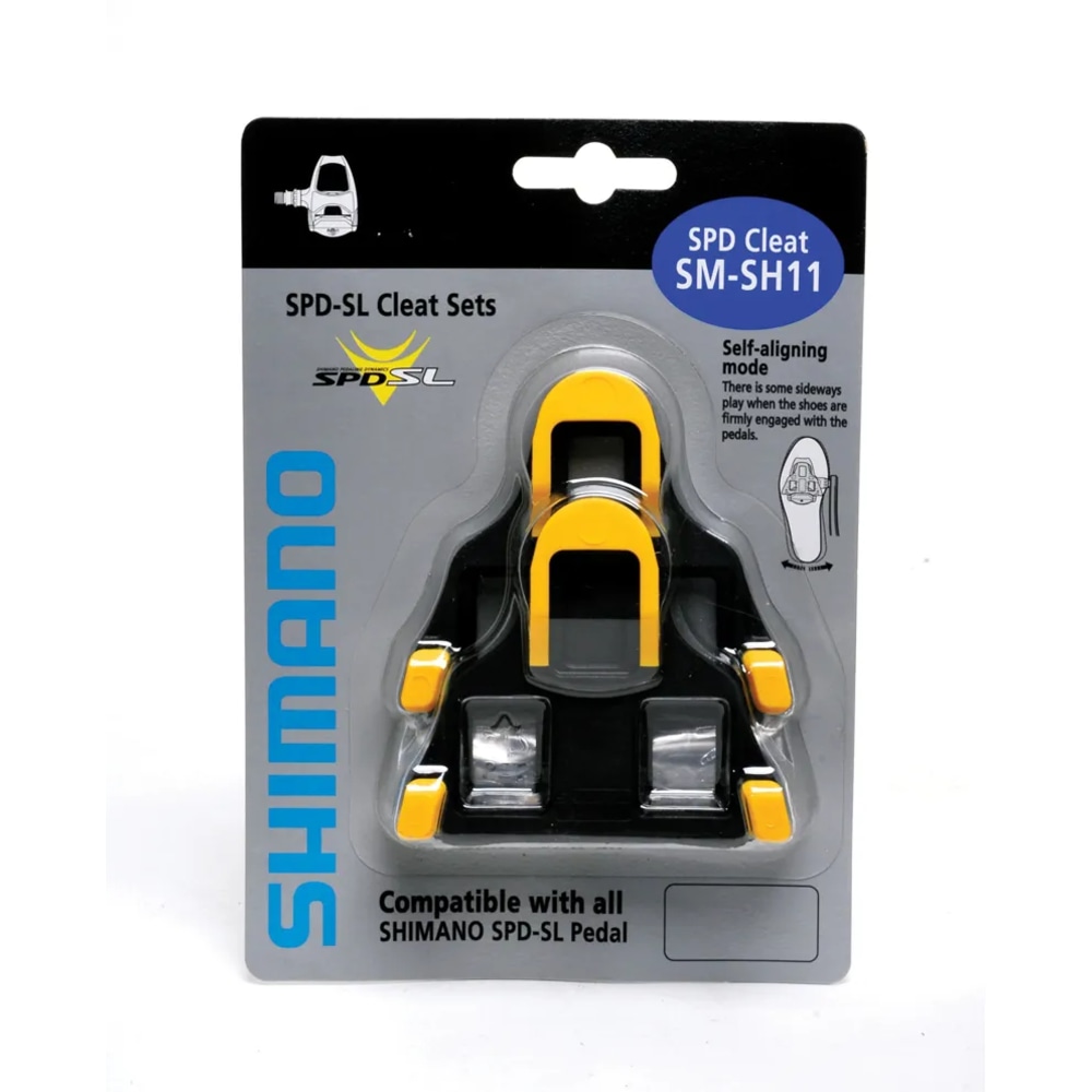 Shimano SM-SH11 SPD-SL Cleats, Yellow