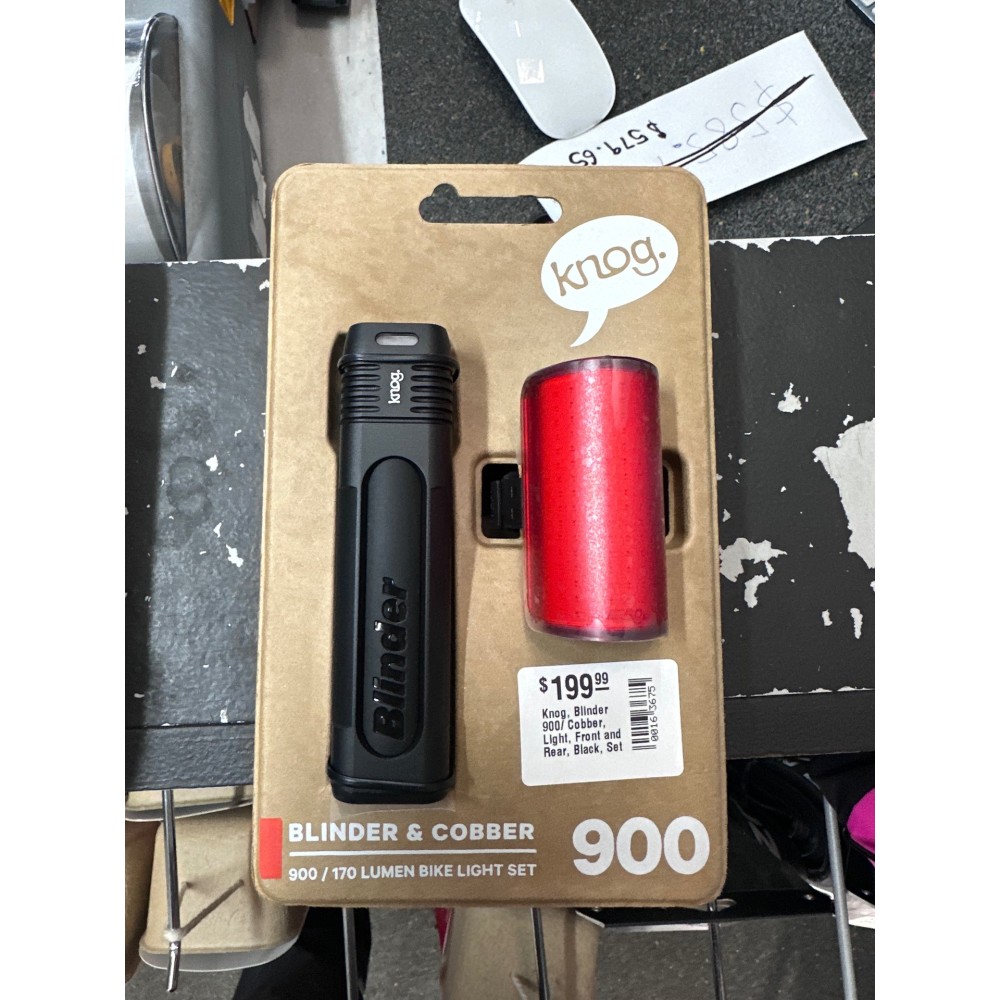 Knog Blinder 900 & Mid Cobber 900/170 Lumen Bike Light Set
