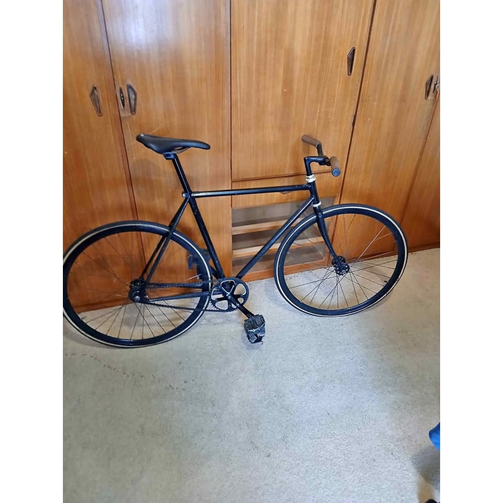 Black Steel Commuter Bike