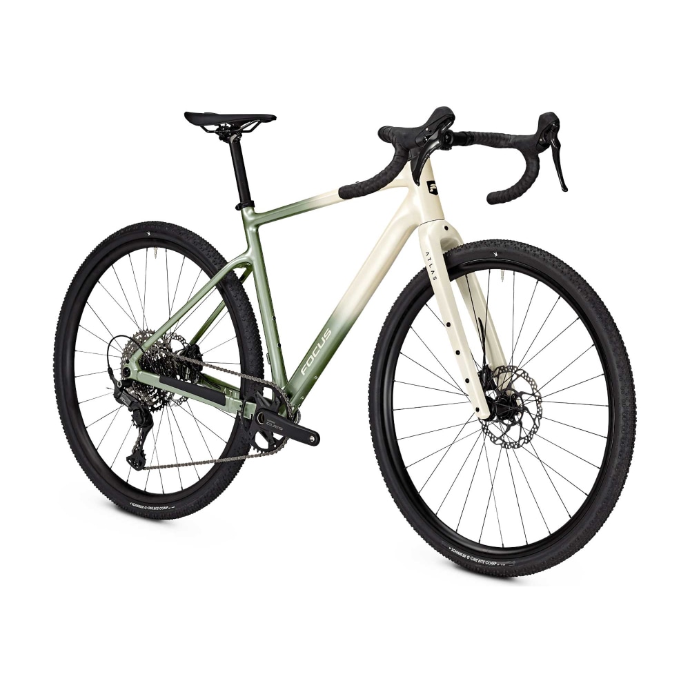 Focus Atlas 6.7 Gravel Bike, Champagne Mint Grey, Small 52 cm