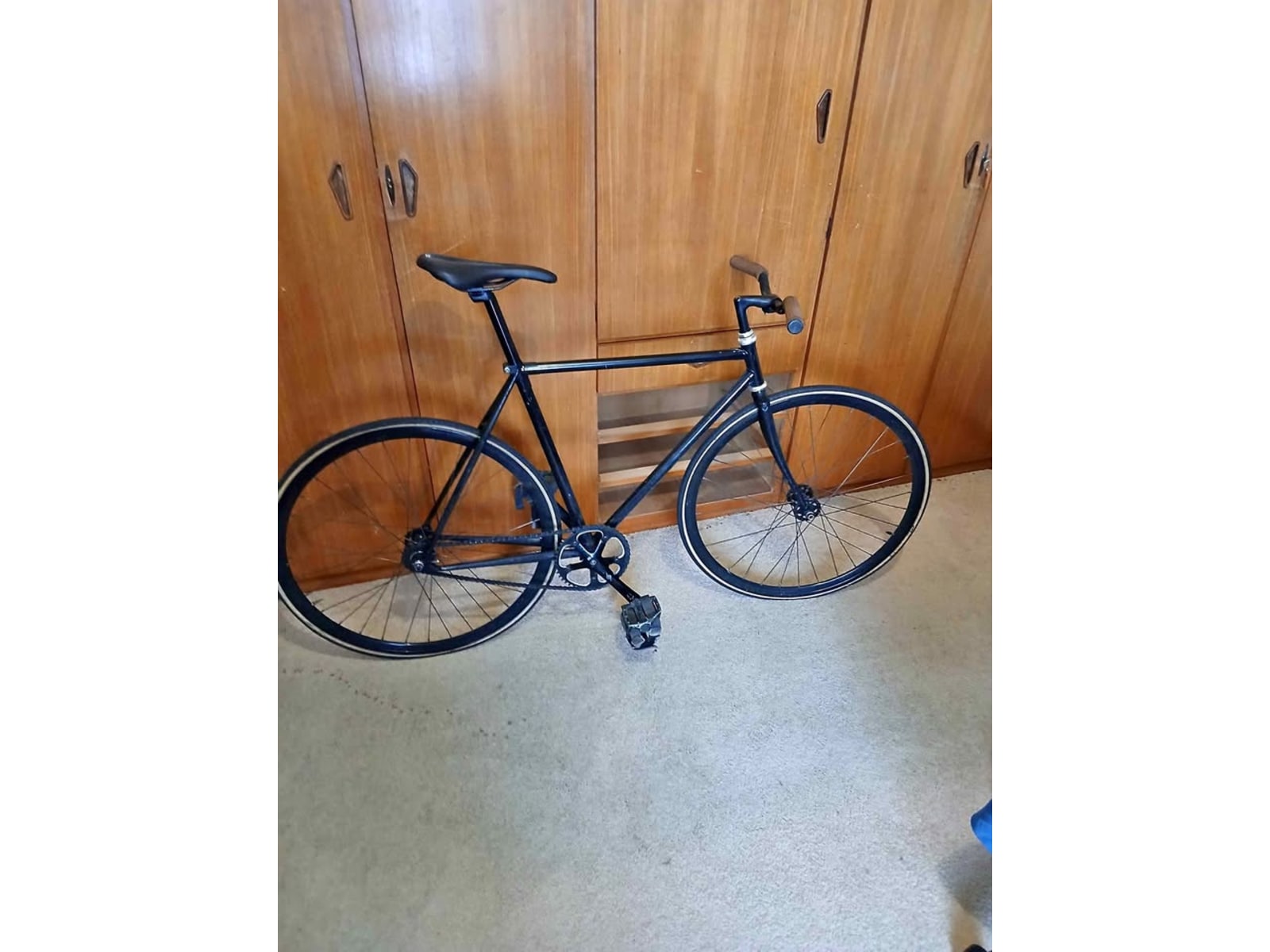 Black Steel Commuter Bike