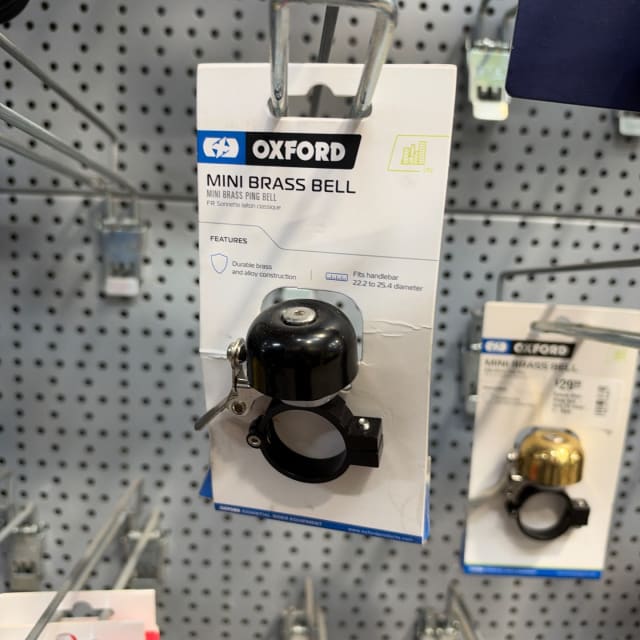 Oxford Mini Brass Bell, Black