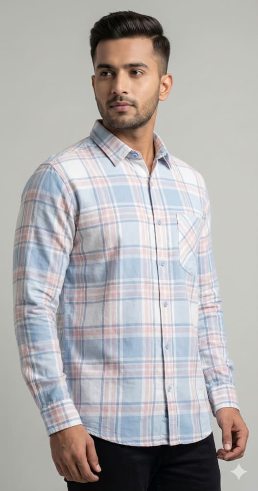 Blue Check Shirt