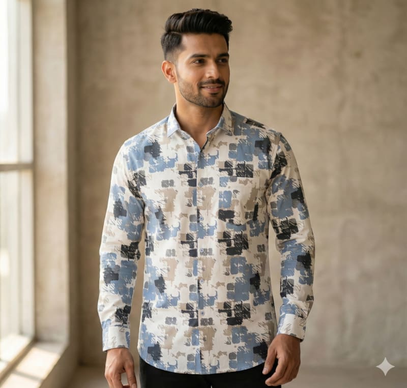 Abstract Print Shirt