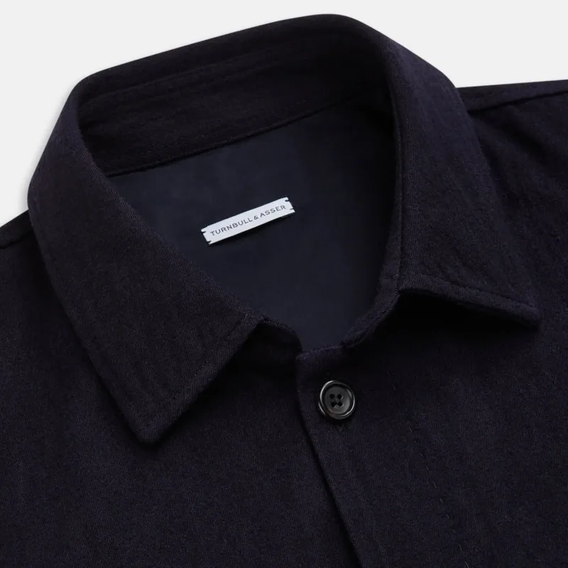 Navy Primrose Overshirt