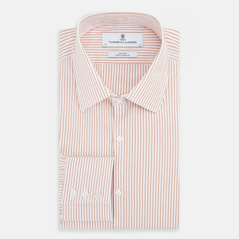 Orange Multi Stripe Westminster Shirt