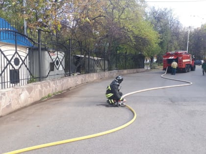 В уфимском парке «Волшебный мир» произошел пожар: ВИДЕО