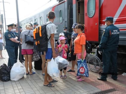 В Уфу прибыл поезд с вынужденными переселенцами