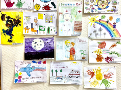 Выставка детских рисунков в ТФОМС РБ