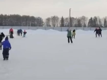 В Уфимском районе открыли новый каток