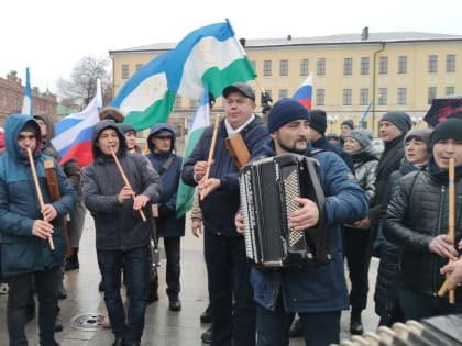 Сегодня  в Уфе проводили добровольцев в зону СВО