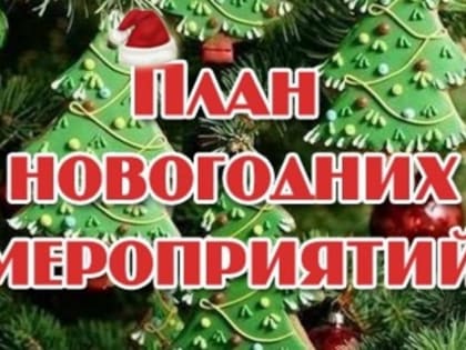 План проведения мероприятий на Новый год