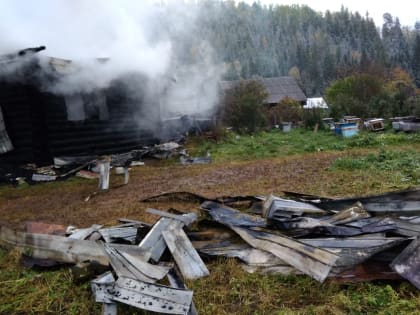 В Башкирии в сгоревшем доме найдены фрагменты тела мужчины