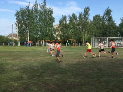 Игры первенства Альшеевского района по футболу среди сборных команд общеобразовательных учреждений.