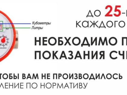 Жители Башкирии должны передавать показания приборов учёта до 25 числа каждого месяца