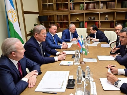 Радий Хабиров встретился с министром энергетики Узбекистана