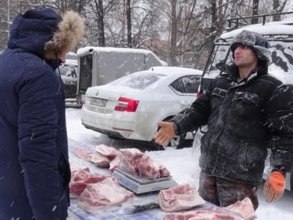 В Демском районе Уфы состоялась мясная ярмарка