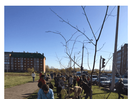 Акция "Зелёная Башкирия" в Салавате.