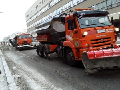 Коммунальные службы Ленинского района продолжают работу по очистке