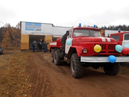 В Шаранском районе открыли депо для коммунальной и пожарной техники