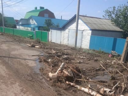 В Башкирии шторм пронёсся над Кандрыкулем. Село на берегу озера напоминает лесоповал