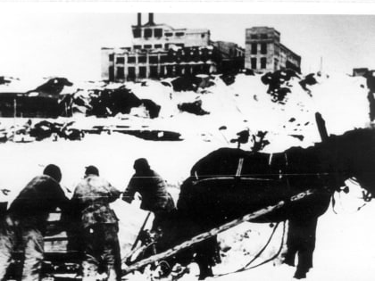 Как в Ишимбае заготавливали лёд?